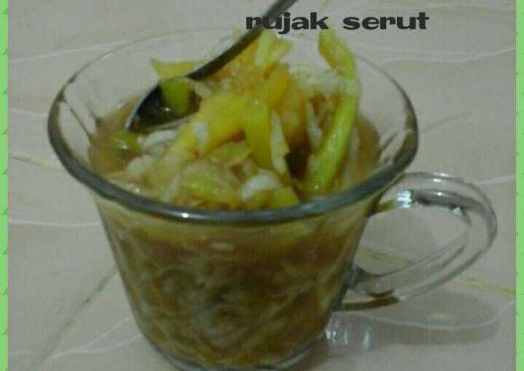 Resep Rujak serut By Bunda Feni D