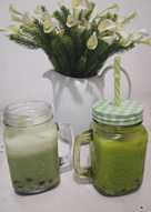 Ice bubble green tea #BikinRamadhanBerkesan