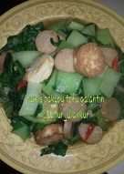 Tumis pakcoy tofu galantin#bikinramadhanberkesan#hari_13