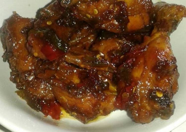 Resep Ayam kecap pedas manis (sederhana) By Nisa Beladina