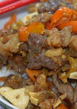 Oseng Daging Cabe Bawang #BikinRamadhanBerkesan