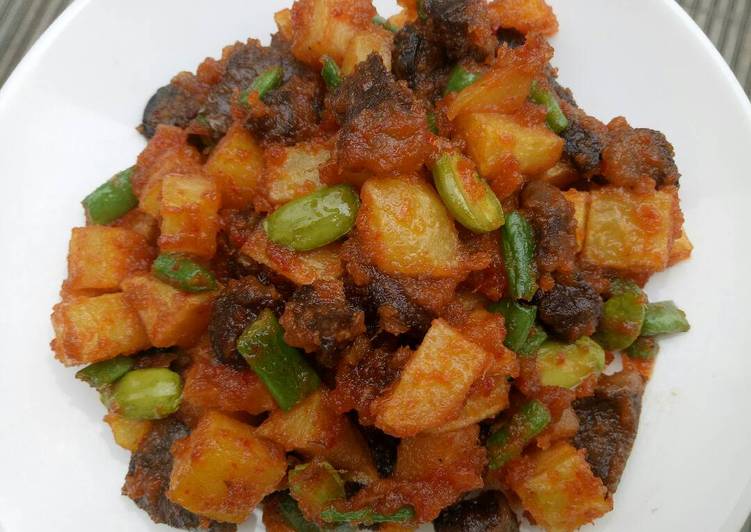 Resep Sambel Kentang Ati Ampela Kiriman dari Hellen Gunawan