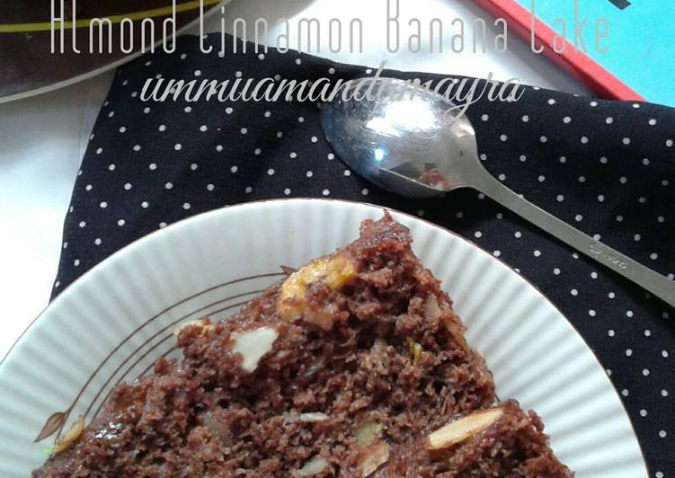 resep Almond Cinnamon Banana Cake