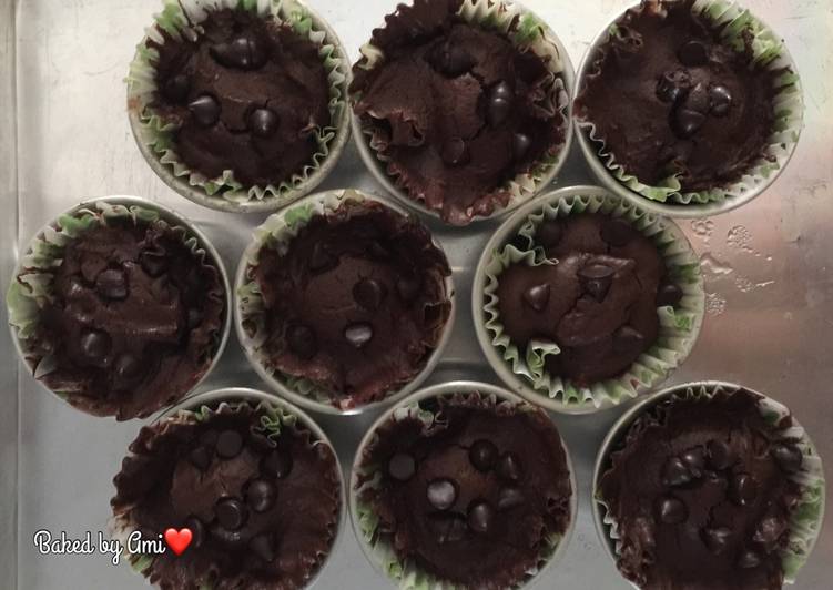 gambar untuk cara membuat Cupcake brownies