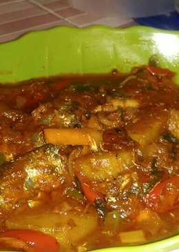 Sarden kentang pedas