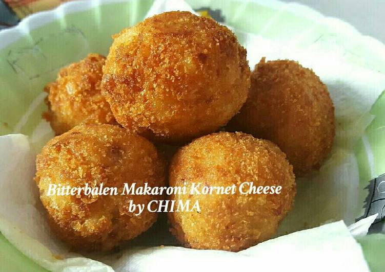 resep lengkap untuk Bitterbalen Makaroni Kornet Cheese