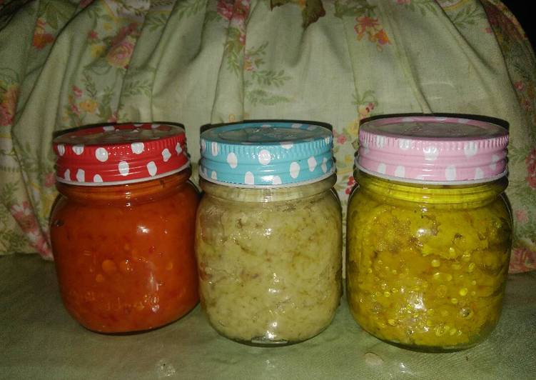 Bumbu dasar Merah,Putih, Kuning