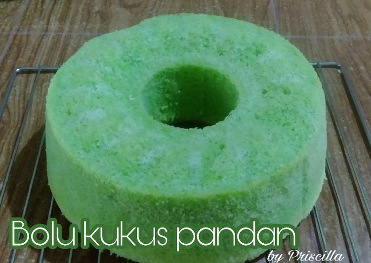 resep makanan Bolu kukus pandan ??