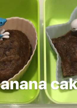 Steam banana cake