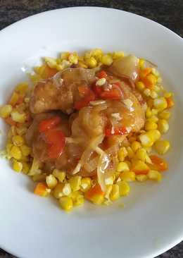 Chiken fillet saus mentega