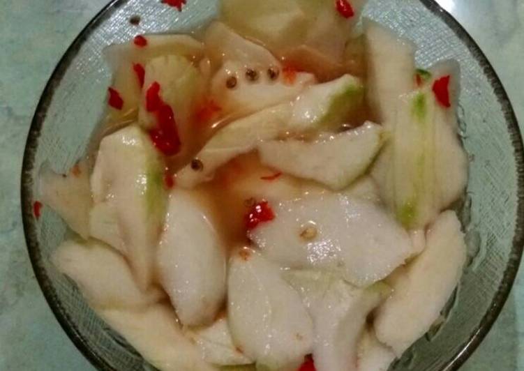 resep lengkap untuk Manisan mangga seger