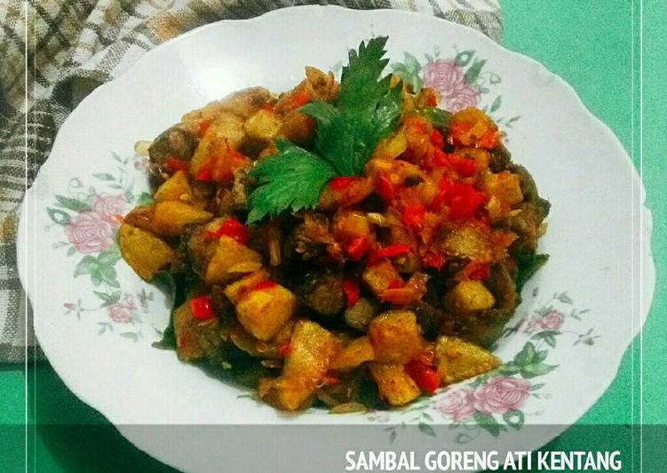 gambar untuk cara membuat Sambal goreng ati kentang