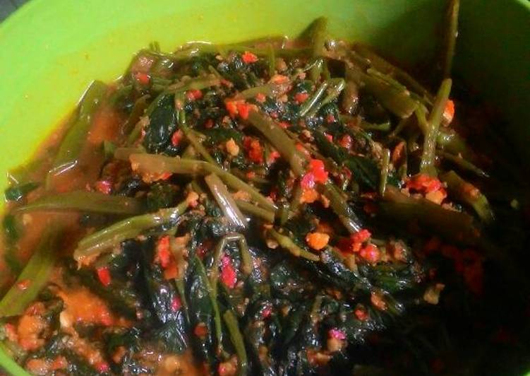 gambar untuk resep Pelecing Kangkung