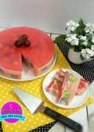 Puding Cake Roll Pelangi