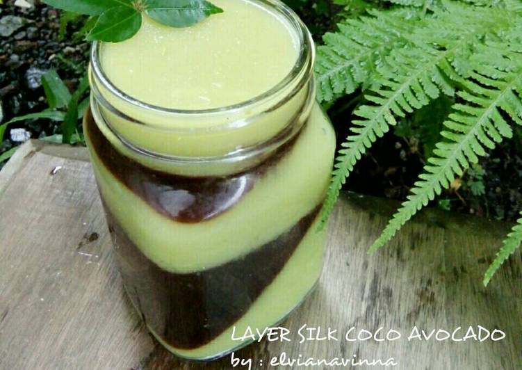 gambar untuk resep makanan Layer silk coco avocado