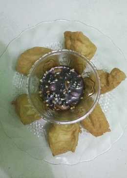 Tahu goreng sambel kecap