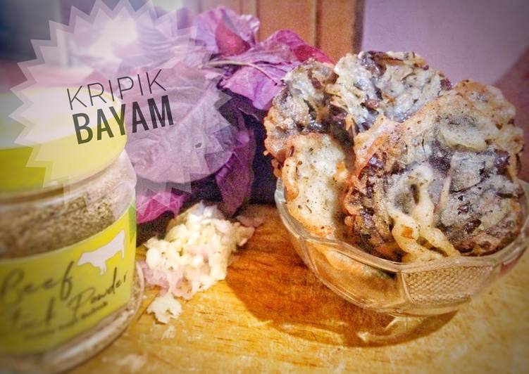 Resep Kripik Bayam Merah - komengqudus