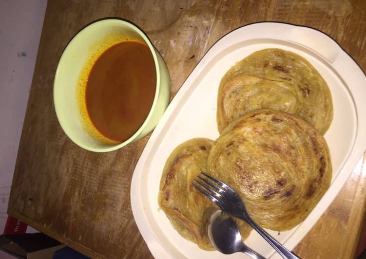 bahan dan cara membuat Roti Canai 3 Bahan Aja