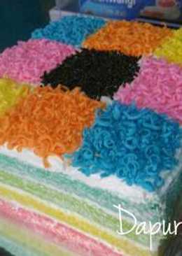 Rainbow Cake Kukus