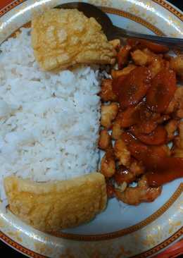 Menu buka si kecil chicken teriyaki #Ramadhanberkesan
