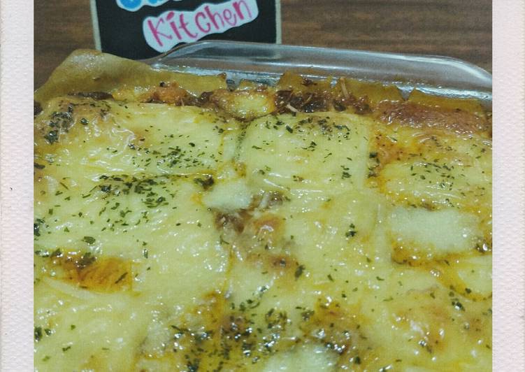 resep lengkap untuk Beef Lasagna Panggang