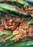 Baby buncis goreng ebi