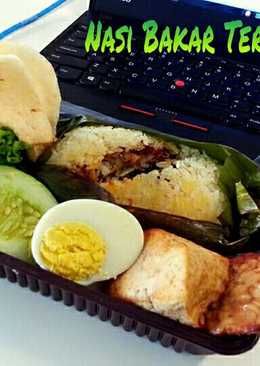 Nasi bakar teri medan