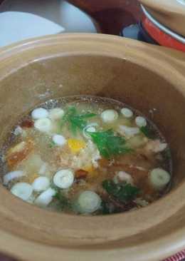 Sup daging Babi slow cooker