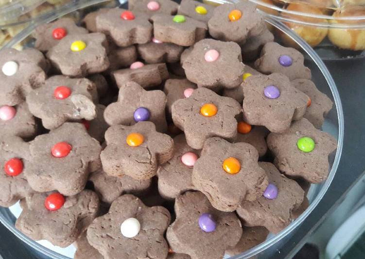 cara membuat Cookies coklat