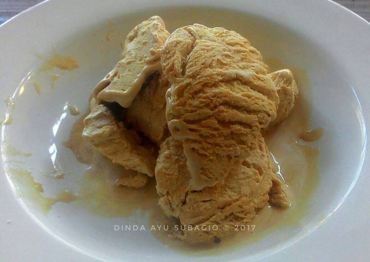 resep lengkap untuk Es Cream Kopi