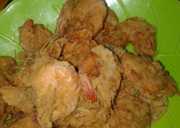 cara membuat Udang goreng tepung simpel