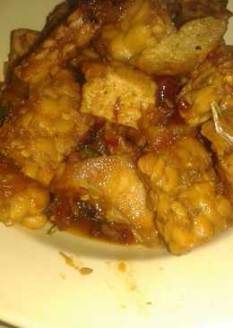 Tempe pedas gurih enaaak