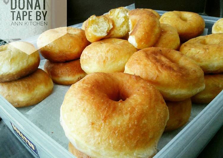 resep masakan Donat tape super lembut, empuk & menul2