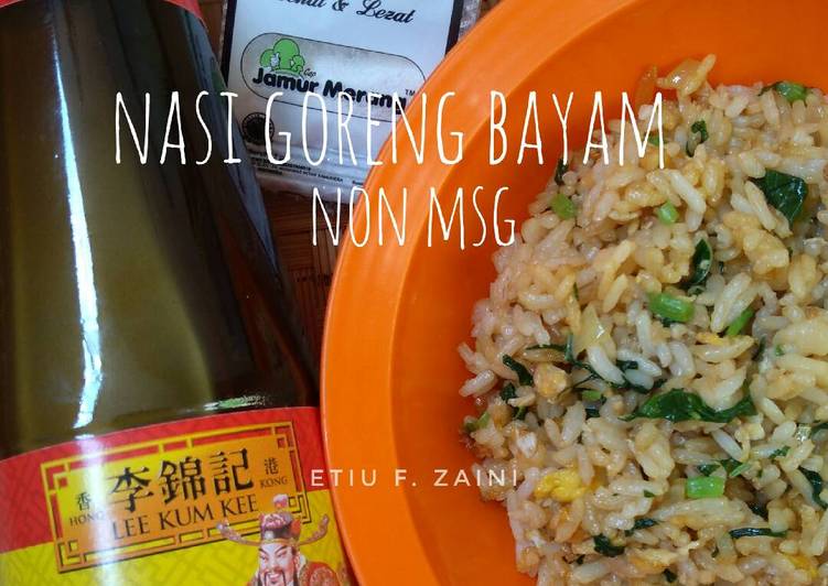 cara membuat Nasi Goreng Bayam non MSG #ideMpasi18M+