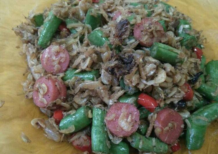 resep makanan Tumis Buncis Rebon Ebi Special