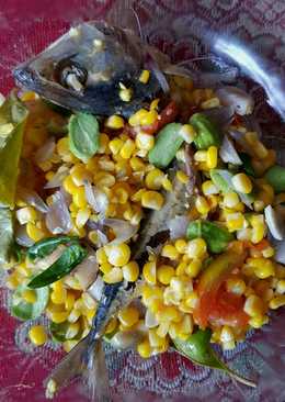 Tumis peda jagung pete