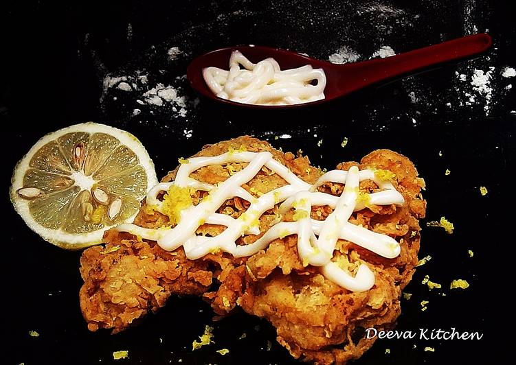 Resep Kakap crispy saos lemon mayo - Deeva Kitchen
