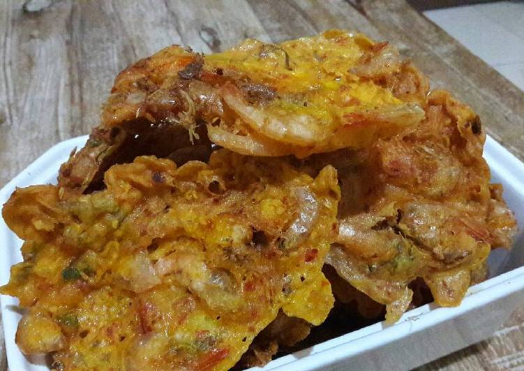 Resep Peyek udang ala rumah makan padang Kiriman dari Ana Mariana Koto