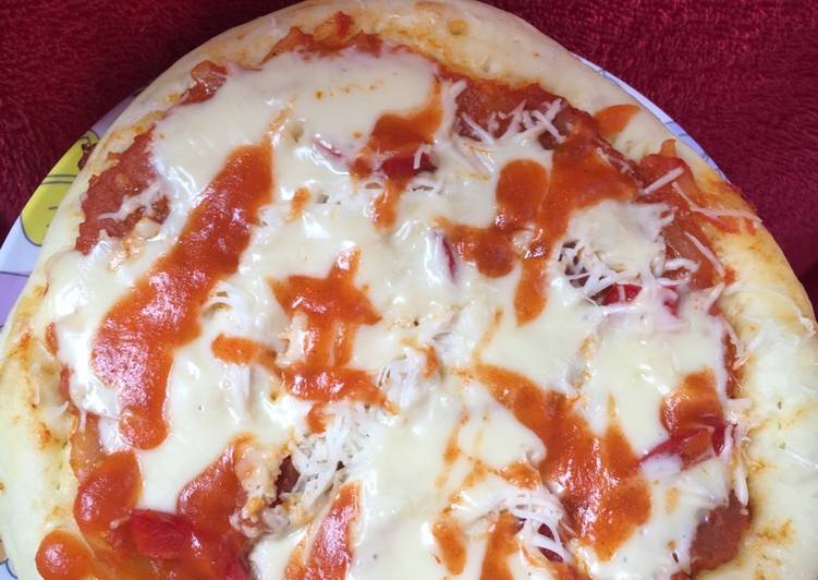 cara membuat Pizza teflon homemade