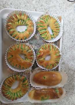 Roti manis pandan