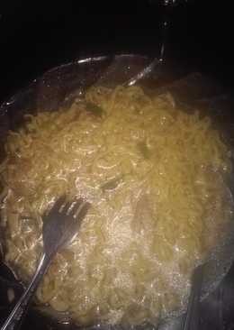 Mie rebus ayam special ala mie instant