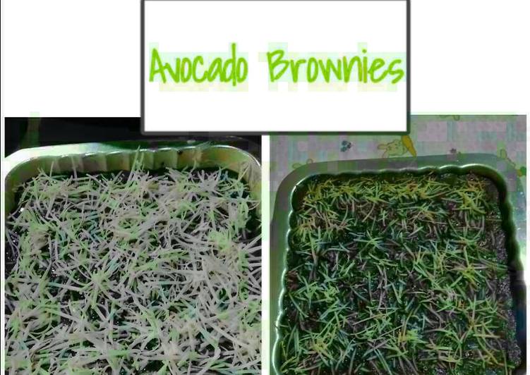 Resep Avocado Brownies #BrowniesAlpukat Karya Achui Lee ( mama Yovan )