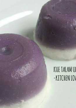 Kue talam ubi ungu