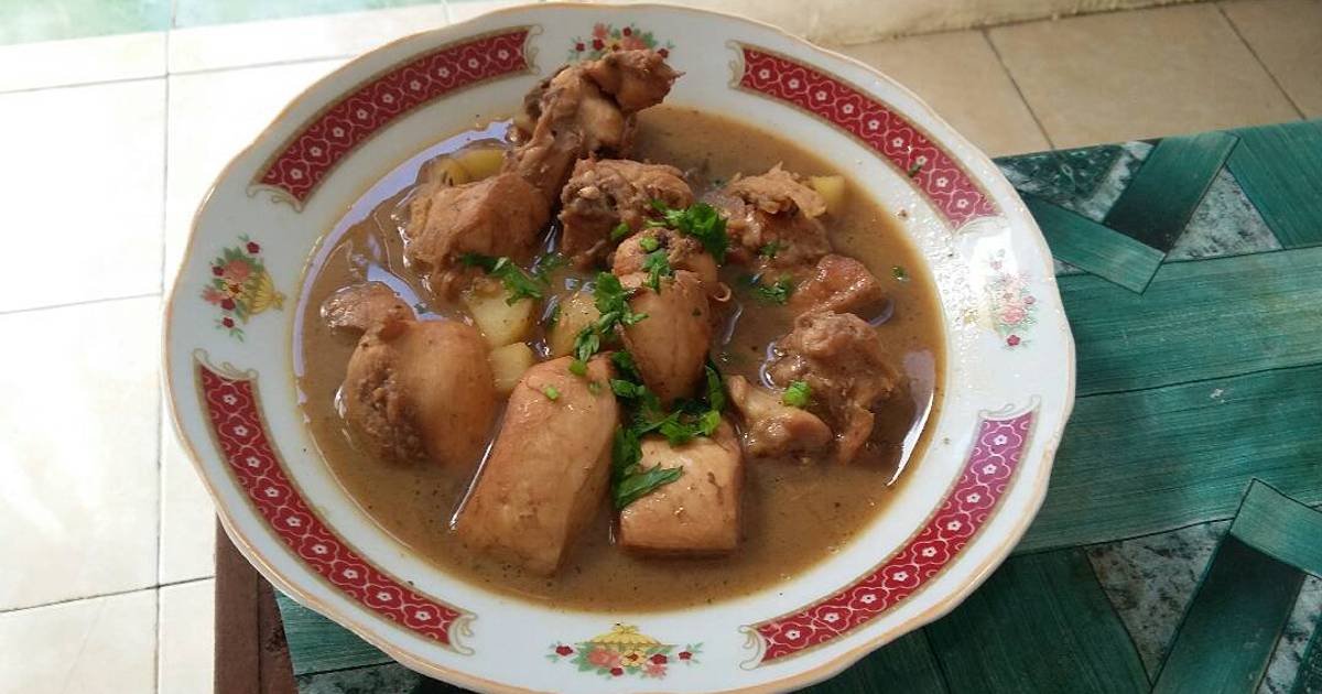 Resep Bistik ayam khas Banjarmasin (tanpa gula merah) ala Rufaidah💖