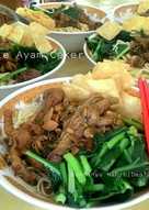 Mie ayam ceker (home made~ sehat)