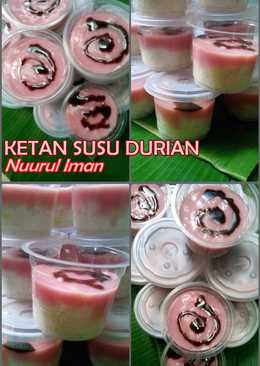 Ketan Susu Saus Durian Strawberry