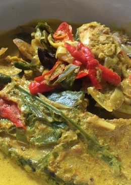 Gulai karang kuning kepala ikan kerapu (resep mertua)