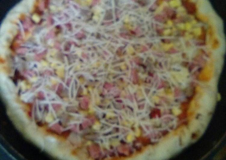 Resep Pizza teflon ala mey Dari Mey's Cila