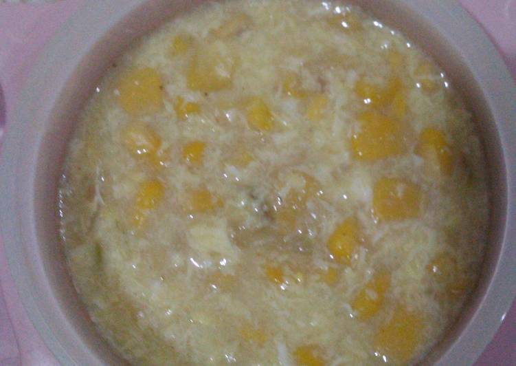 resep lengkap untuk Sop Jagung Telor