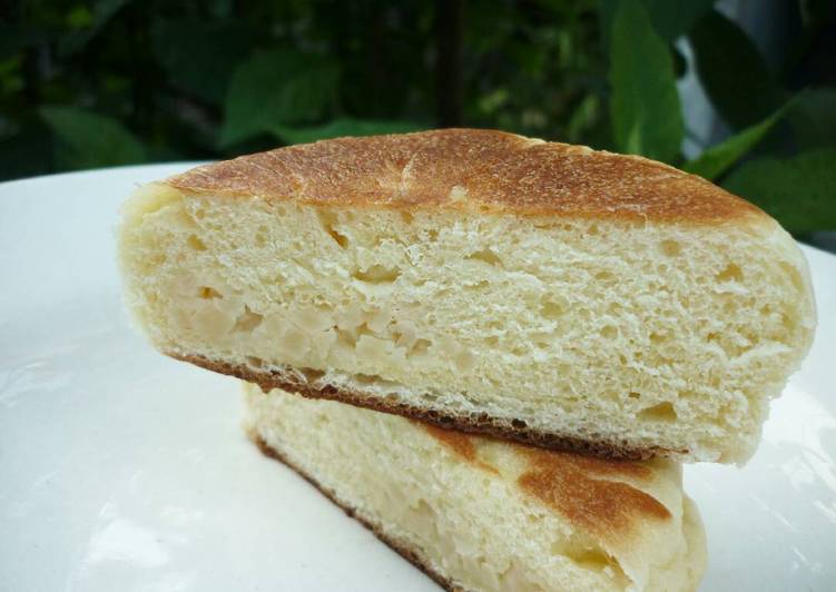 resep No Oven Bread (Roti mudah tanpa oven & mixer)